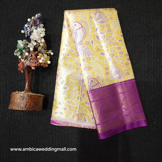 Kanchi Pattu Mix Lehengas [0 to 1.5 Years]