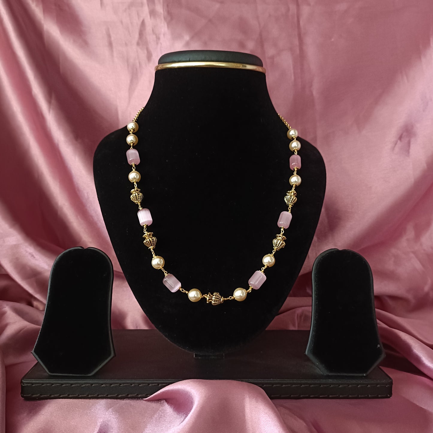 Simple Pink Beads Maala