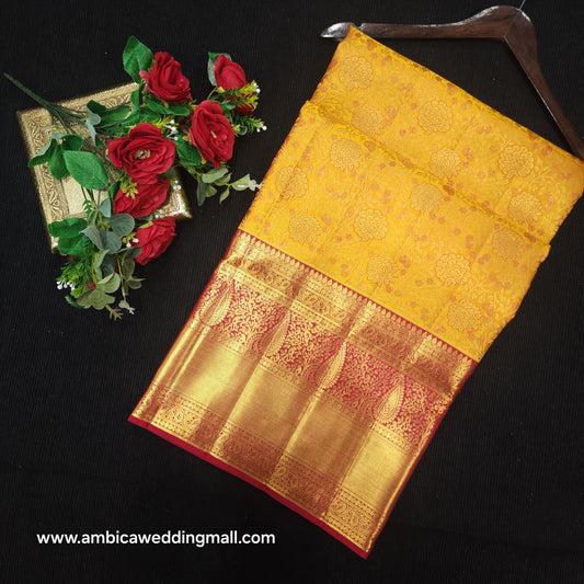 Pure Resham Bridal Kanchi Pattu Handloom Saree