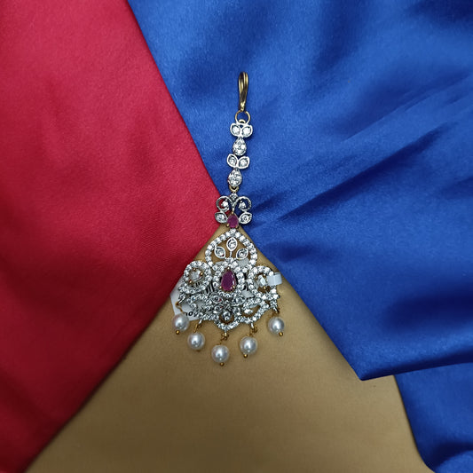 Beautiful GJ Tika In Ruby Stone