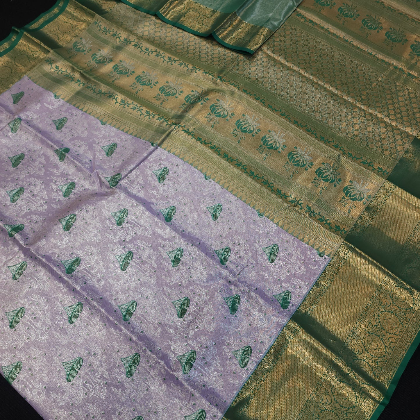 Semi Kanchi Pattu Tissue Sarees