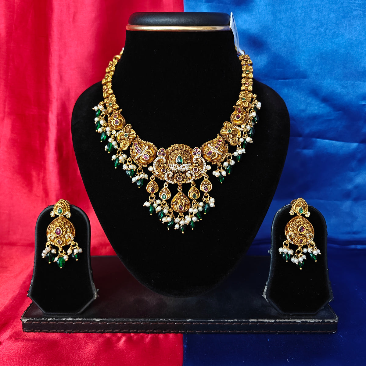 Beautiful Nakshi Short Necklace