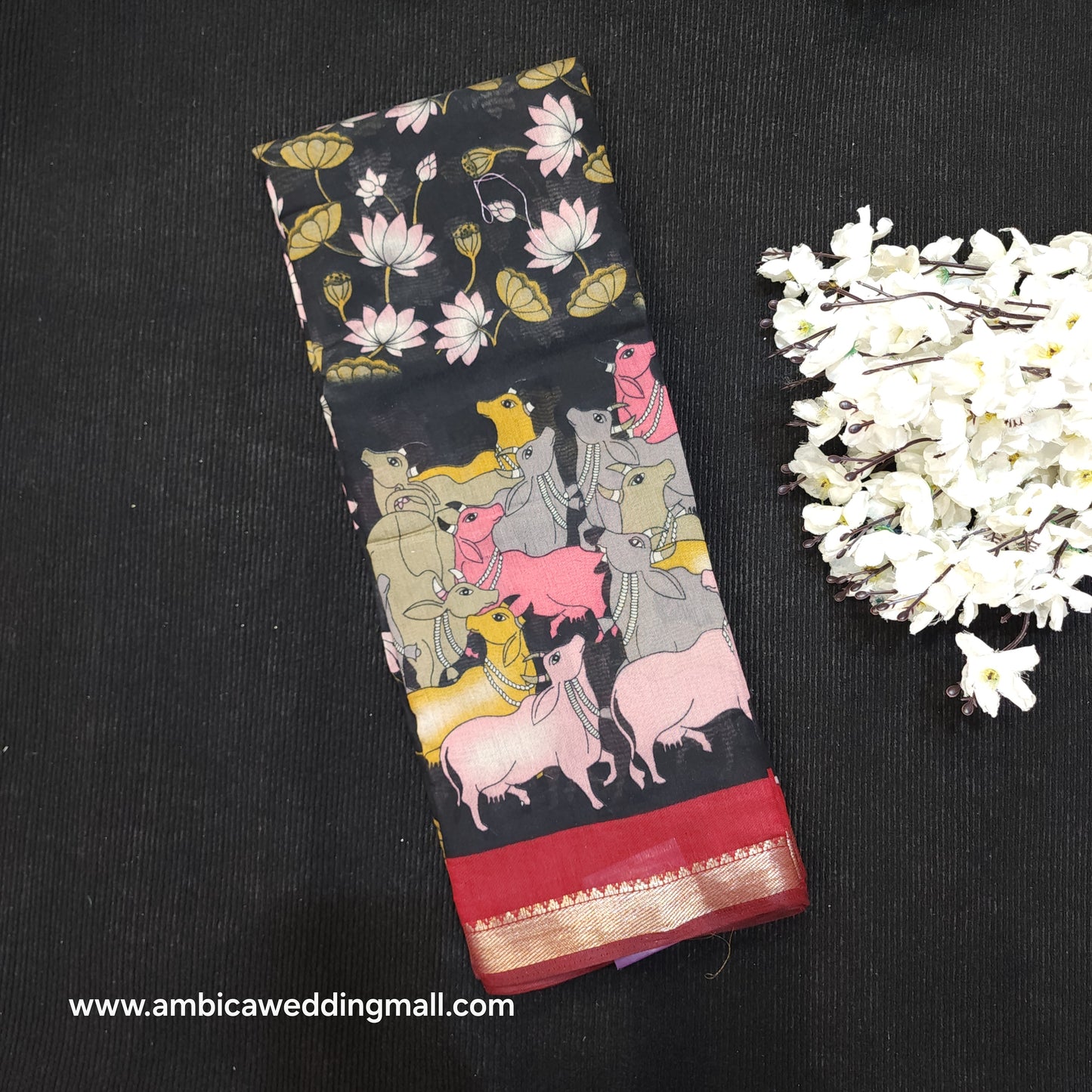 Kalamkari Dola Silk Saree