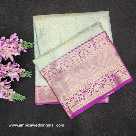 Pure Tissue Powerloom Bridal Kanchi Pattu Saree😍✨️