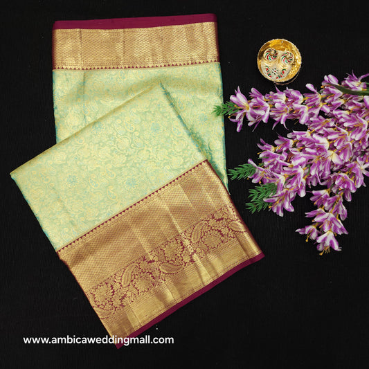 Pure Handloom Kanchi Pattu Bridal Saree