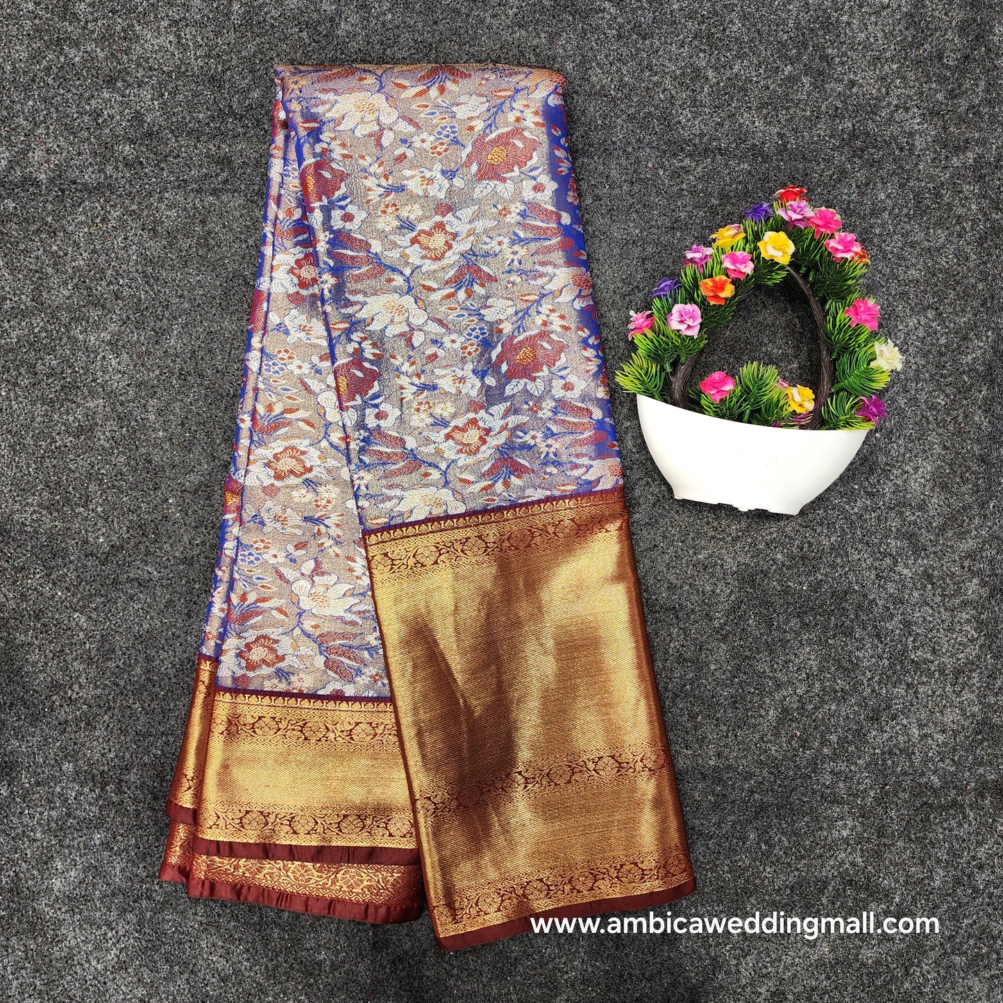 Kanchi Pattu 2gram gold mix pattu saree