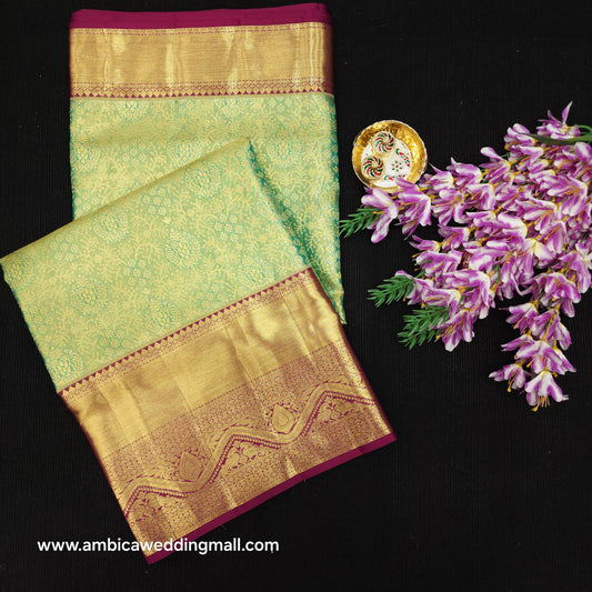 Pure Handloom Kanchi Pattu Bridal Saree