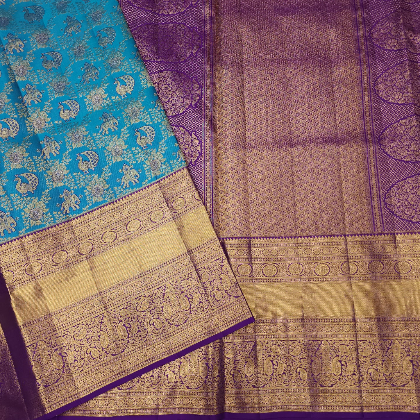 Pure Resham Bridal Kanchi Pattu Handloom Saree