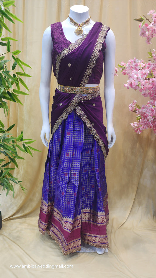 Free Size, Half Saree Collection ✨