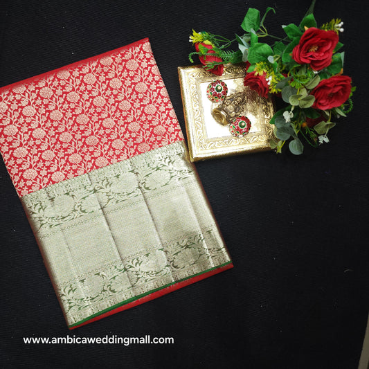 Pure Resham Bridal Kanchi Pattu Handloom Saree