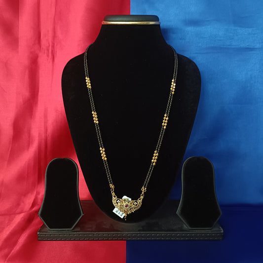 Beautiful Black Beads Long