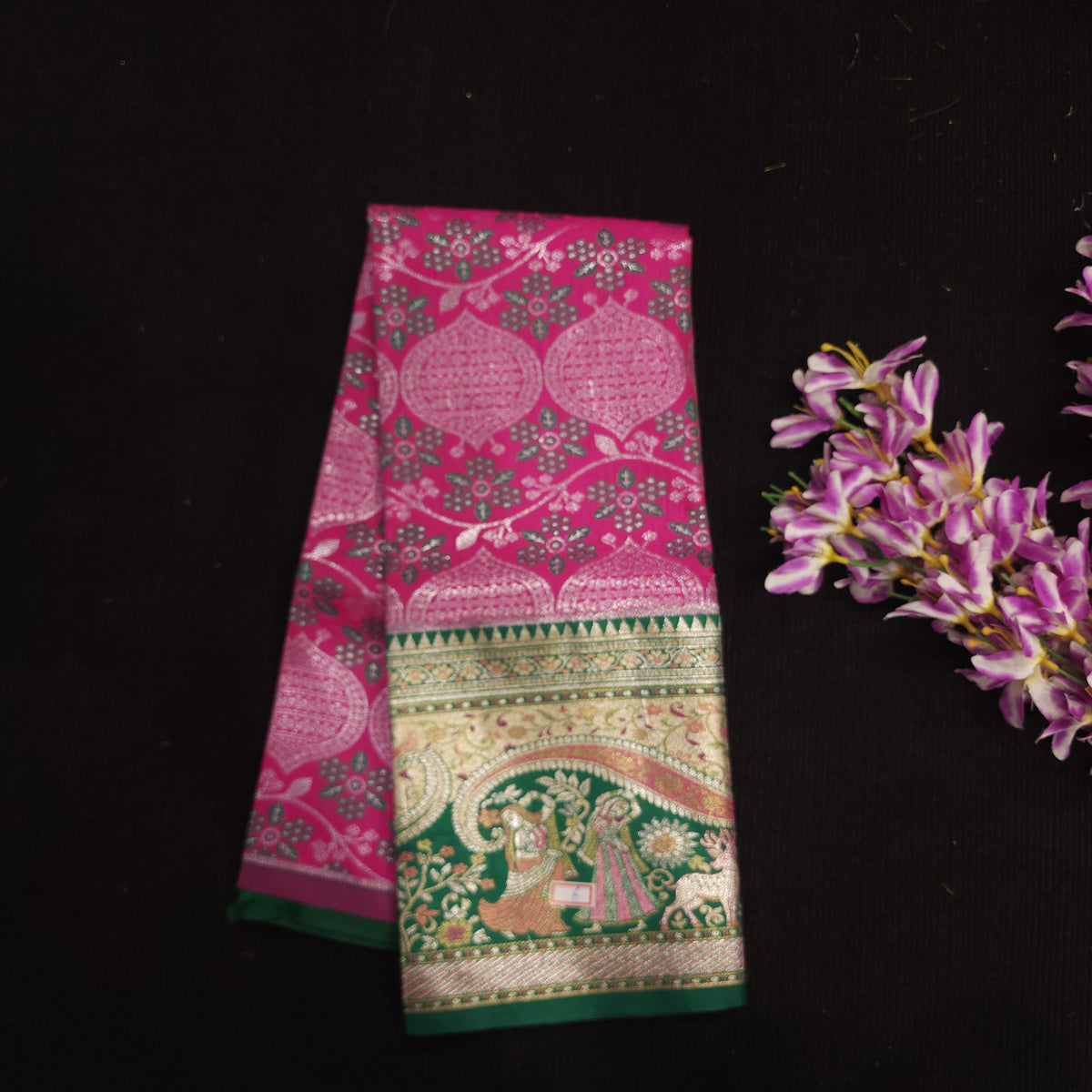 Kanchi Pattu Mix Lehengas [5 To 8 Years ]