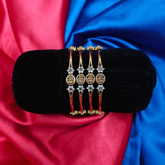 Beautiful Nakshi Bangle With Laxmi Idol
