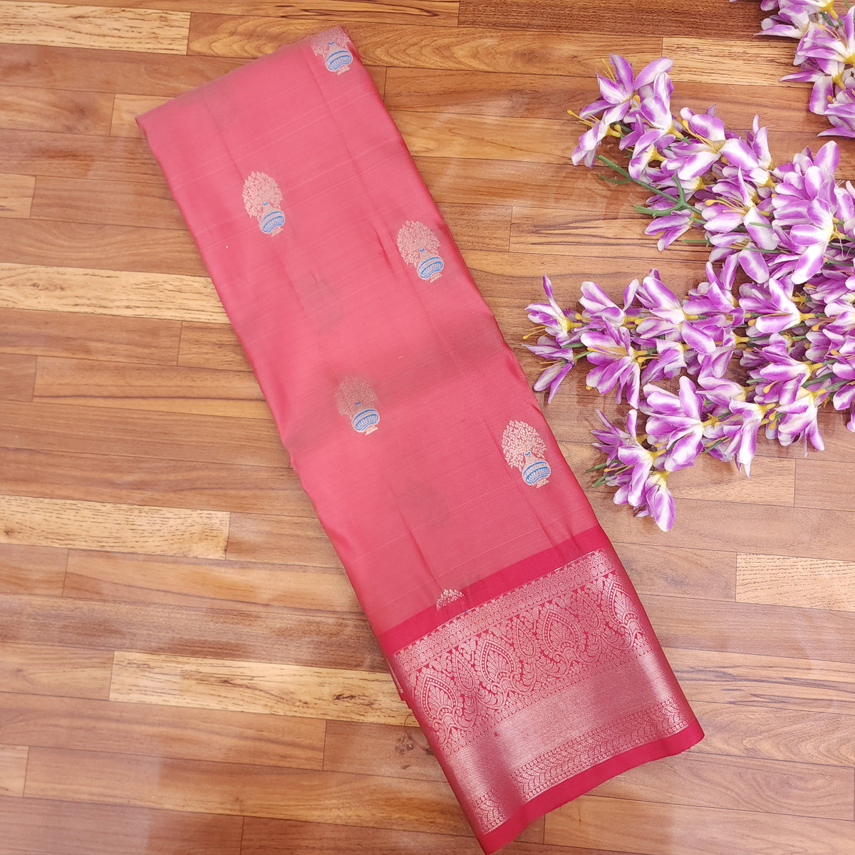 Semi Resham Kanchi Pattu Saree
