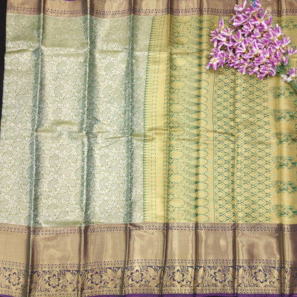 1 Gram Gold zari semi kanchi pattu saree✨️