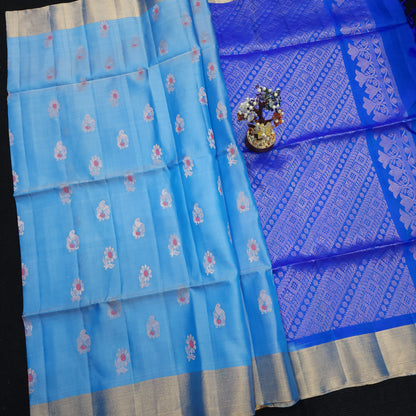 Kanchi Pattu Handloom Butta Saree