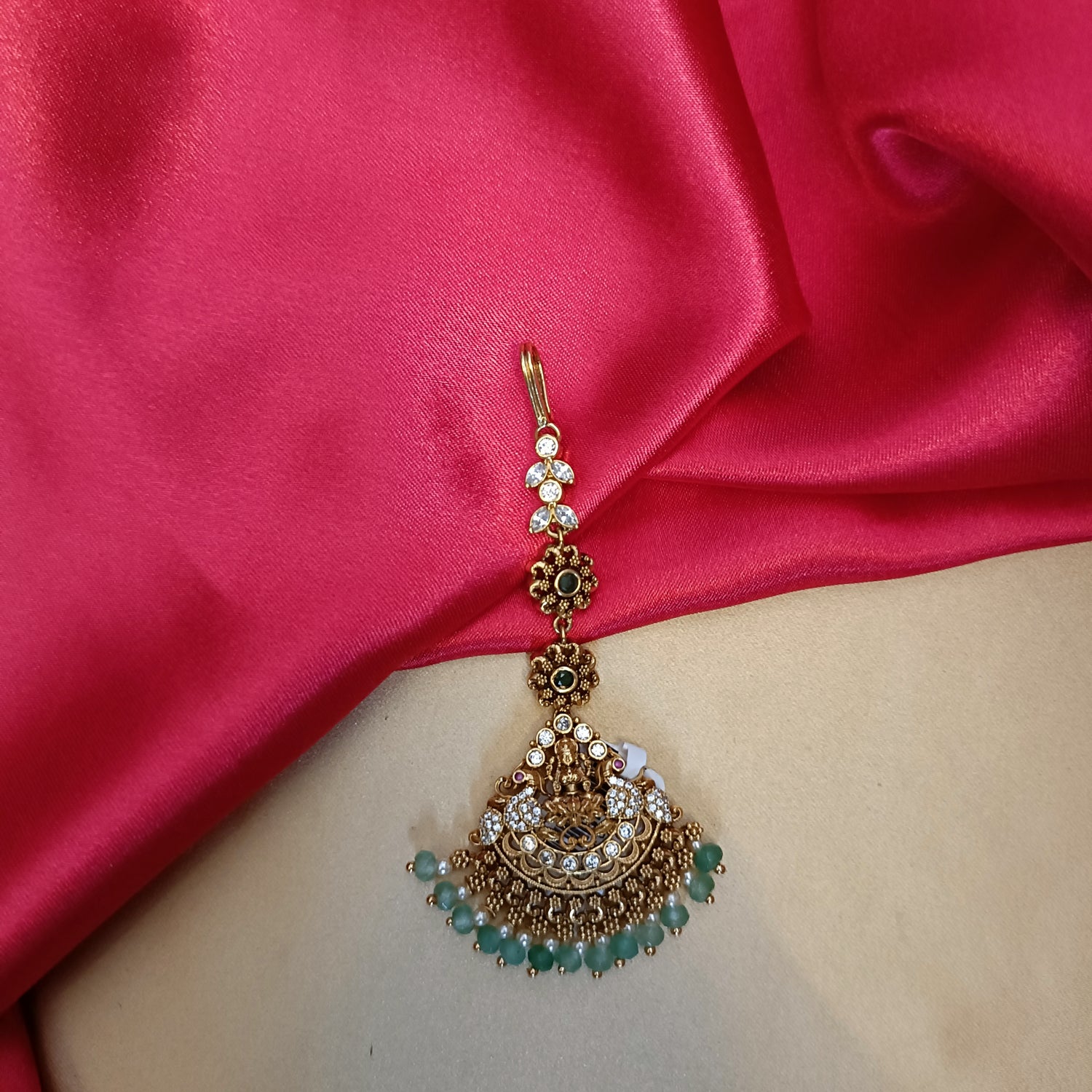 Beautiful Laxmi Idol Bridal Tika - Ambica Wedding Mall