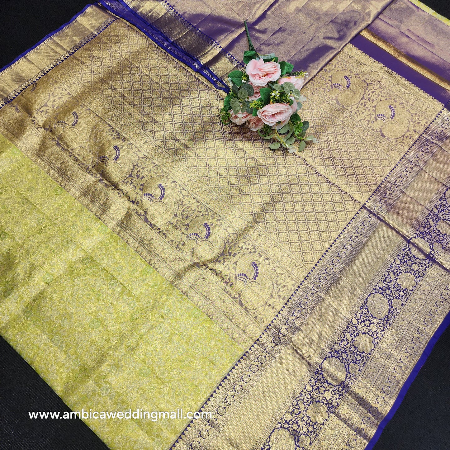 Pure Tissue Powerloom Bridal Kanchi Pattu Saree😍✨️