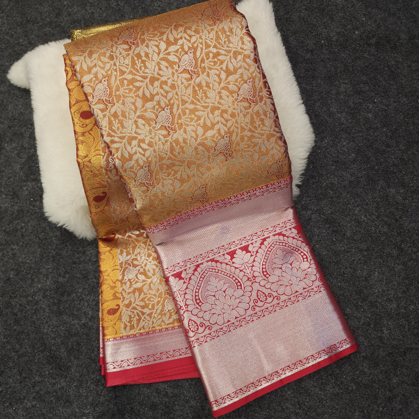 1 Gram Gold Zari mix pattu sarees 😍