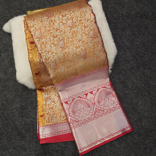 1 Gram Gold Zari mix pattu sarees 😍