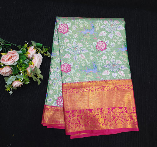 Semi Kanchi Pattu Sarees 😍✨️