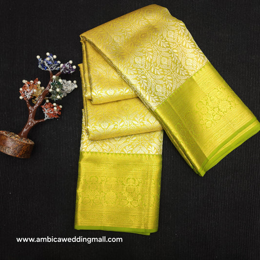 Pure tissue Bridal Kanchi Pattu Handloom Saree