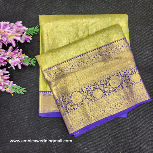Pure Tissue Powerloom Bridal Kanchi Pattu Saree😍✨️