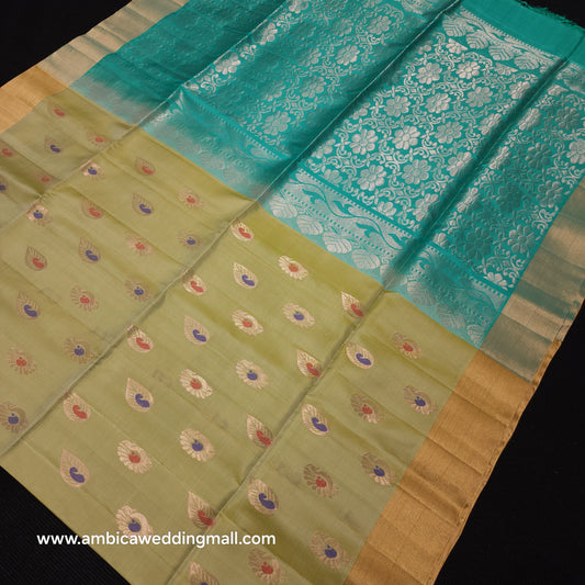 Kanchi Pattu Handloom Butta Saree