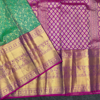 Kanchi Pattu Bridal Pure Zari Saree