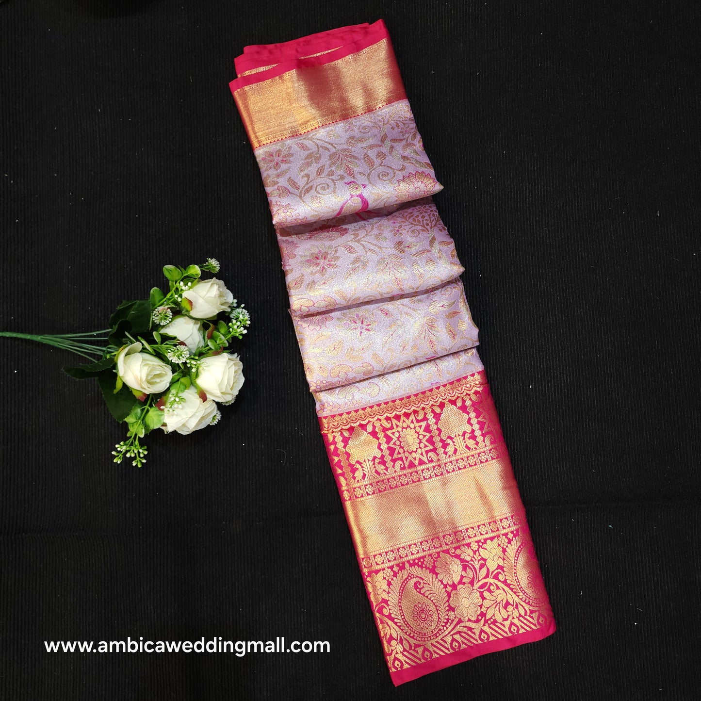 Semi Kanchi Pattu Tissue Saree