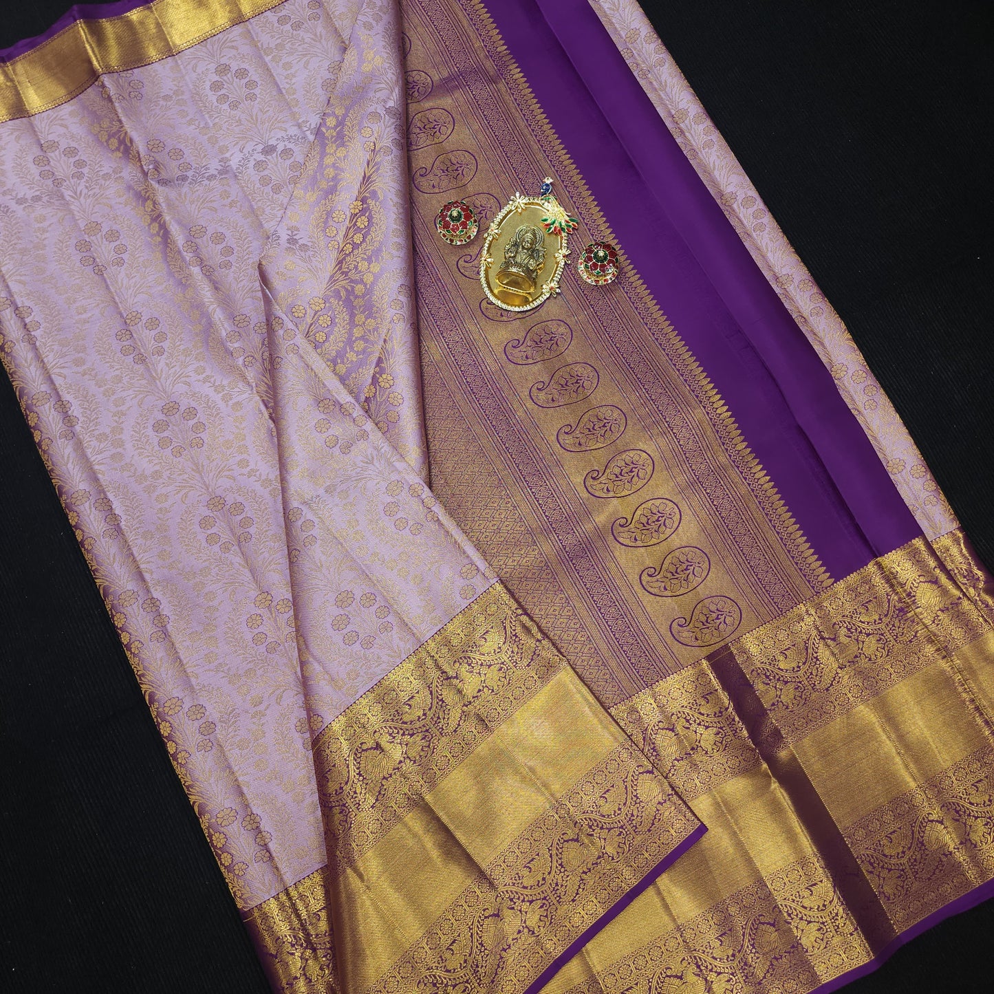 Pure Resham Bridal Kanchi Pattu Handloom Saree
