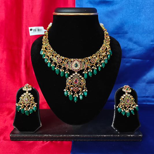 Beautiful Nakshi Short Necklace