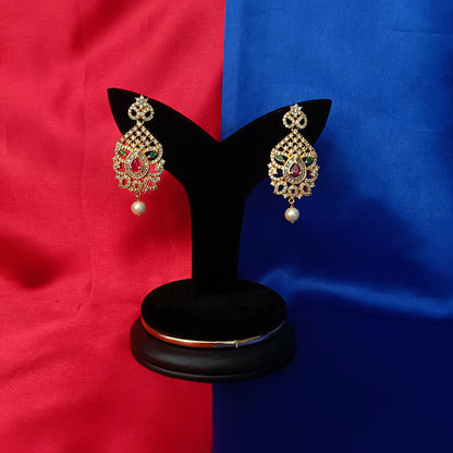 Beautiful CZ Choker In Multi Colour Stone