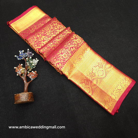 Pure tissue Bridal Kanchi Pattu Handloom Saree