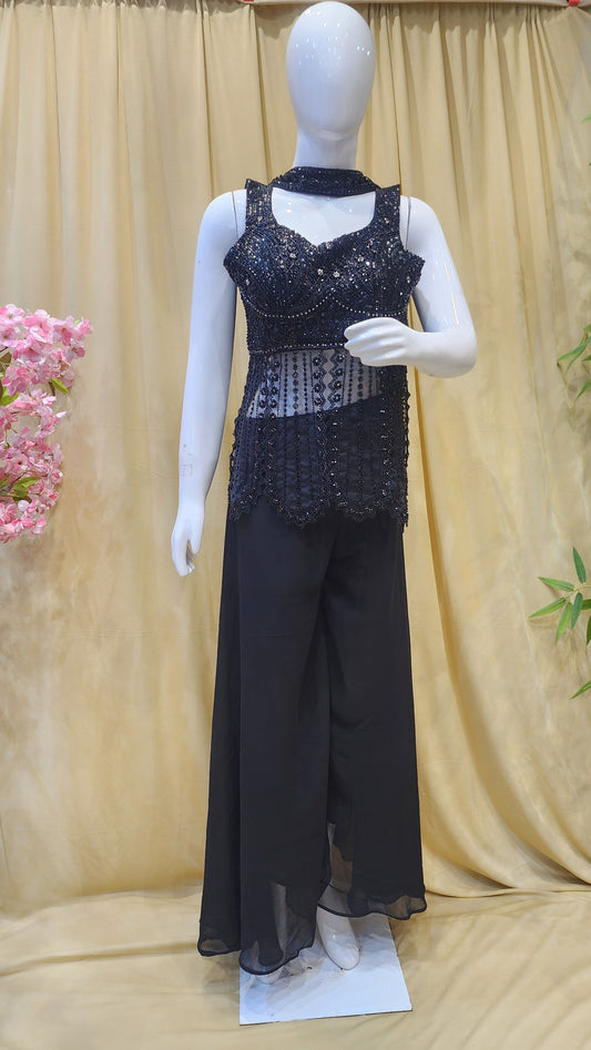 Fancy Sharara Dress [L Size]