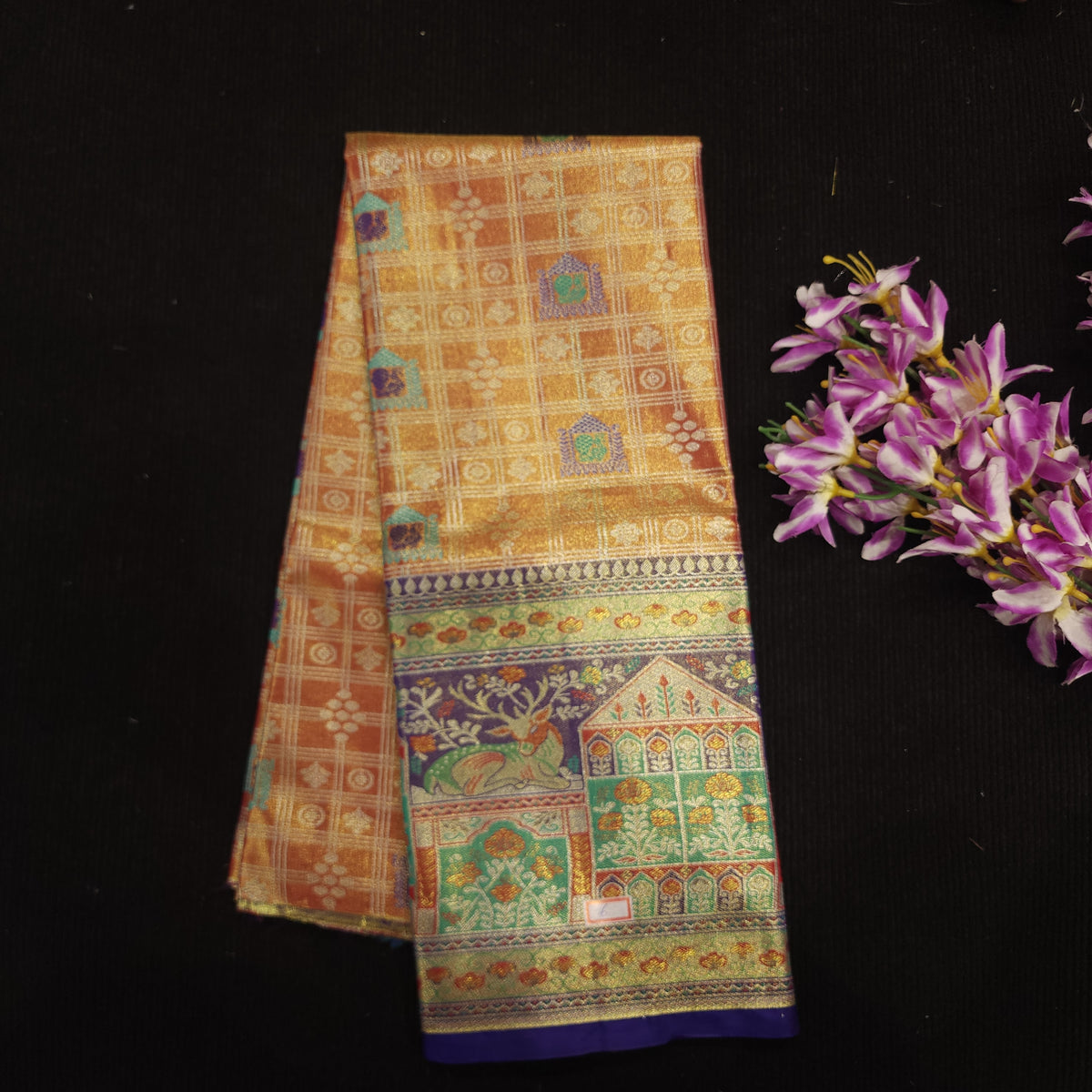 Kanchi Pattu Mix Lehengas [5 To 8 Years ]