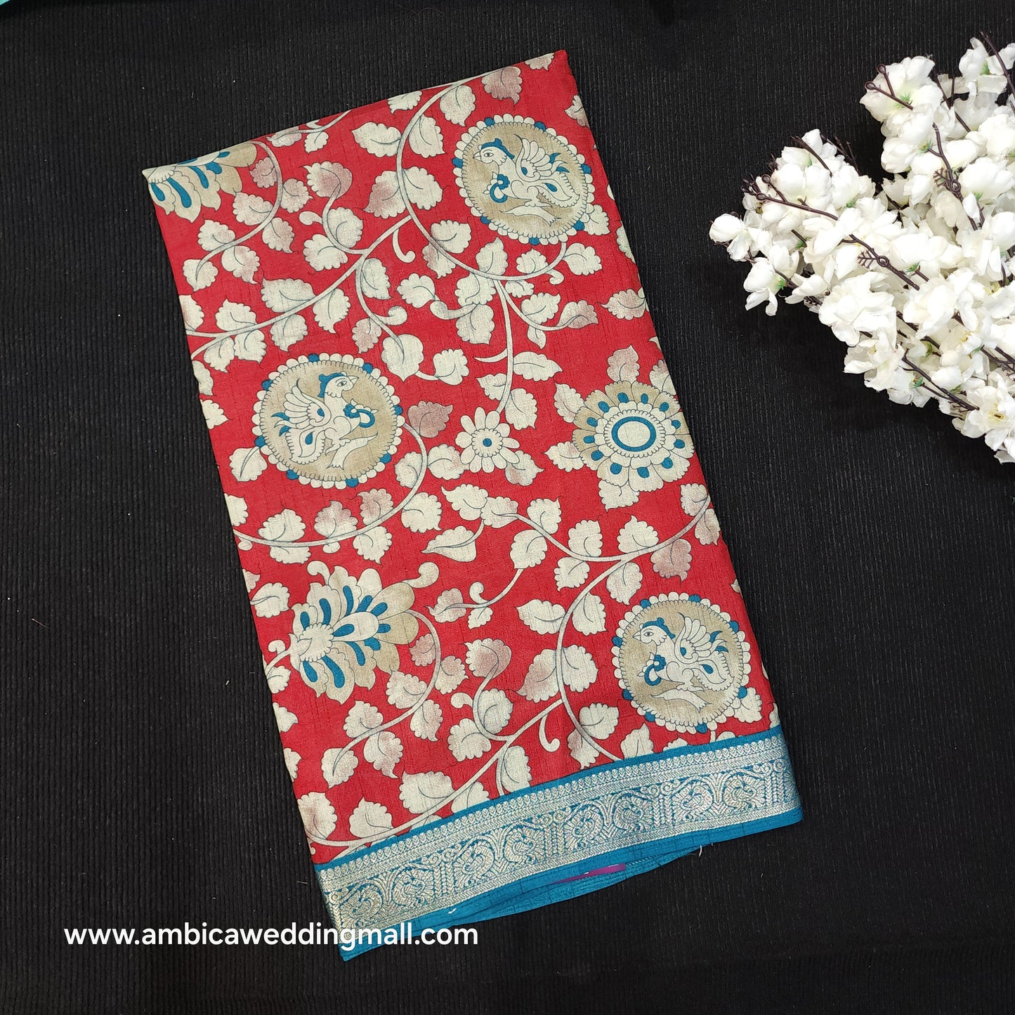 Kalamkari Dola Silk Saree