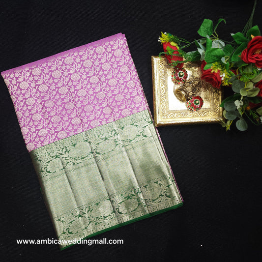 Pure Resham Bridal Kanchi Pattu Handloom Saree