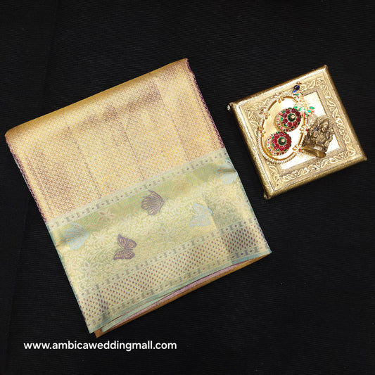 Pure Handloom Kanchi Pattu Bridal Saree