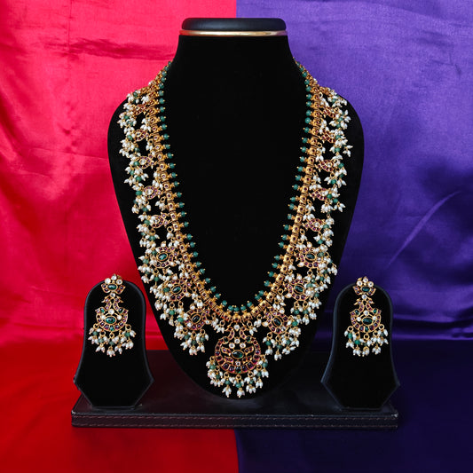 Beautiful Jadau Kundan Long Necklace
