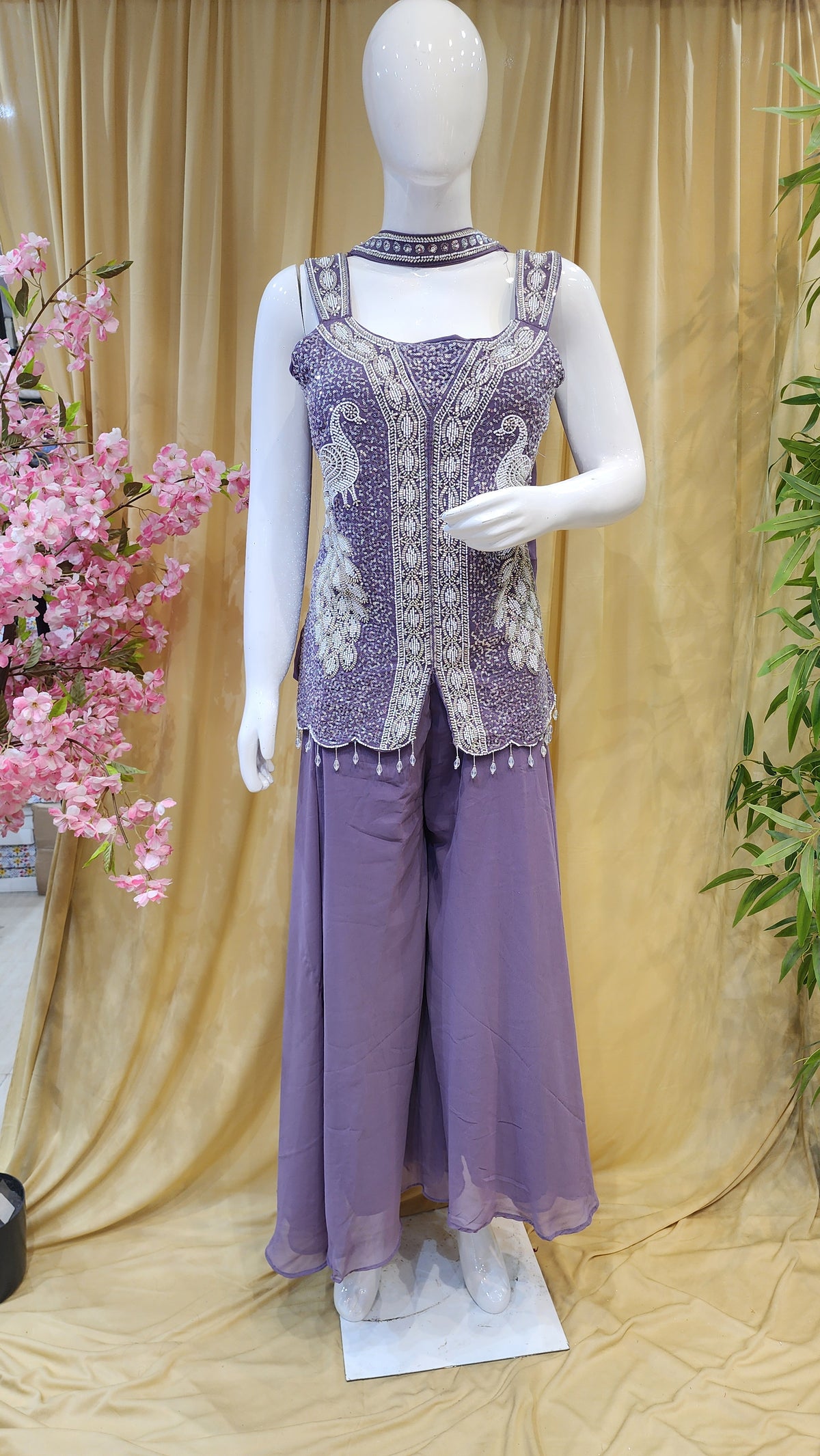 Fancy Sharara Dress [L Size]