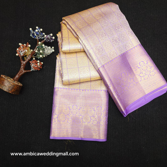 Pure tissue Bridal Kanchi Pattu Handloom Saree
