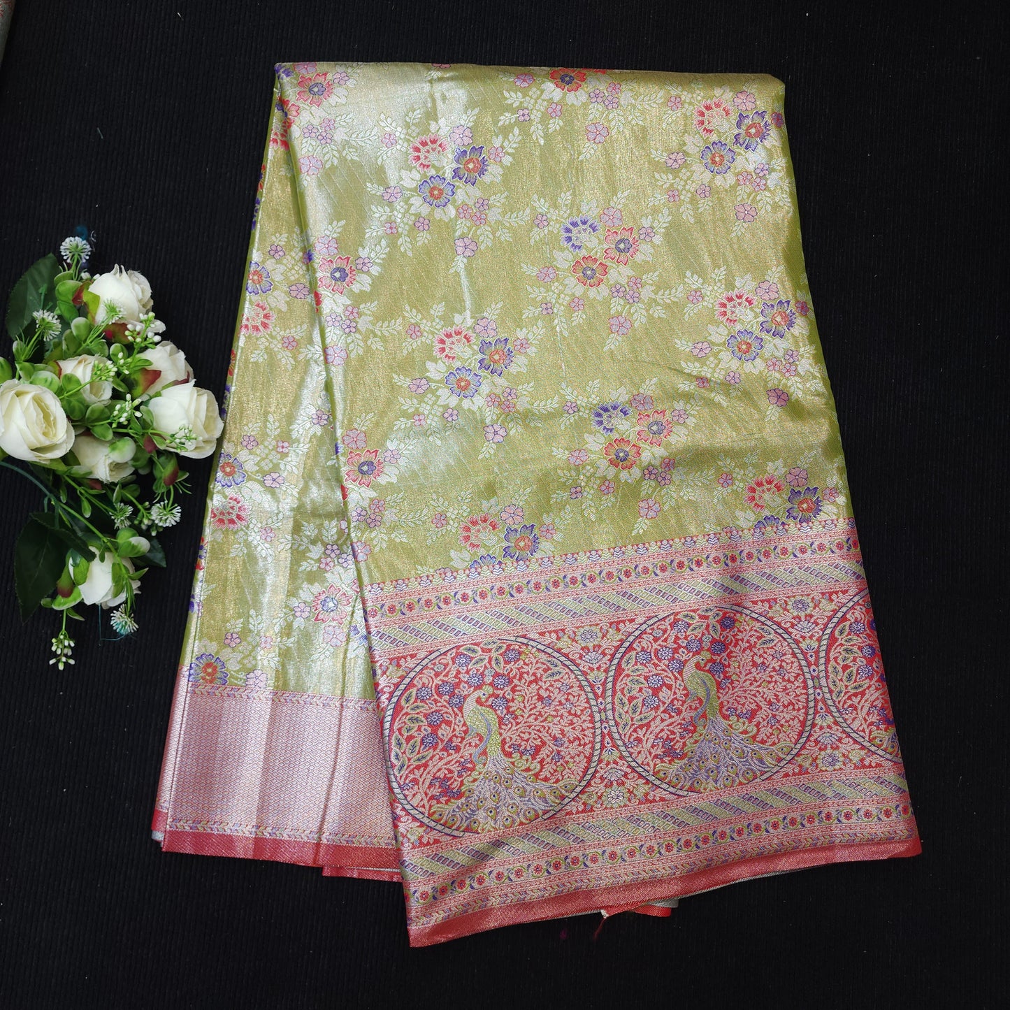 Meenakari Kanchi Pattu Sarees 😍✨️