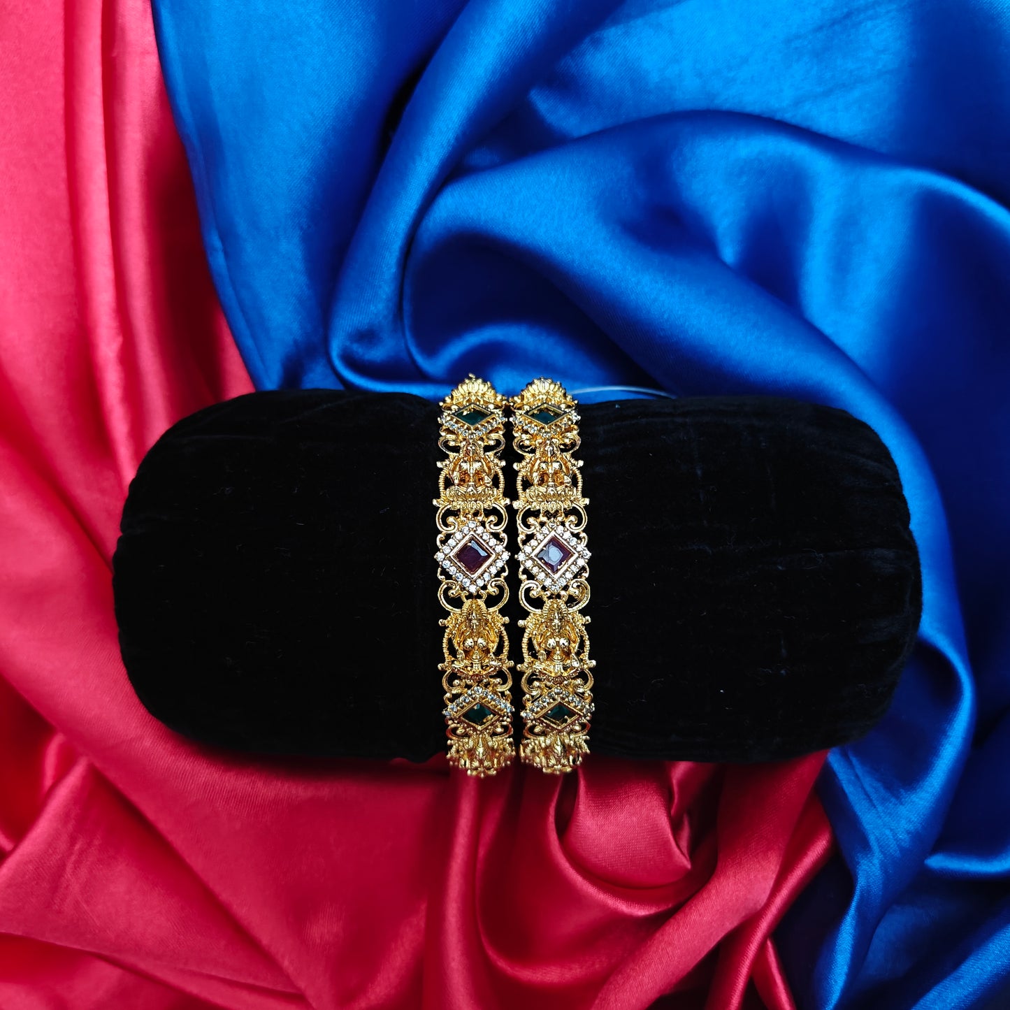 Beautiful Nakshi Bangle With Laxmi Idol - Ambica Wedding Mall