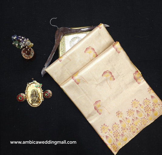 Semi kanchi pattu tissue 2 Gram Gold Sarees🛍️