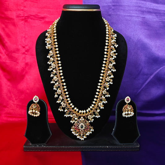 Beautiful Jadau Kundan Long Necklace