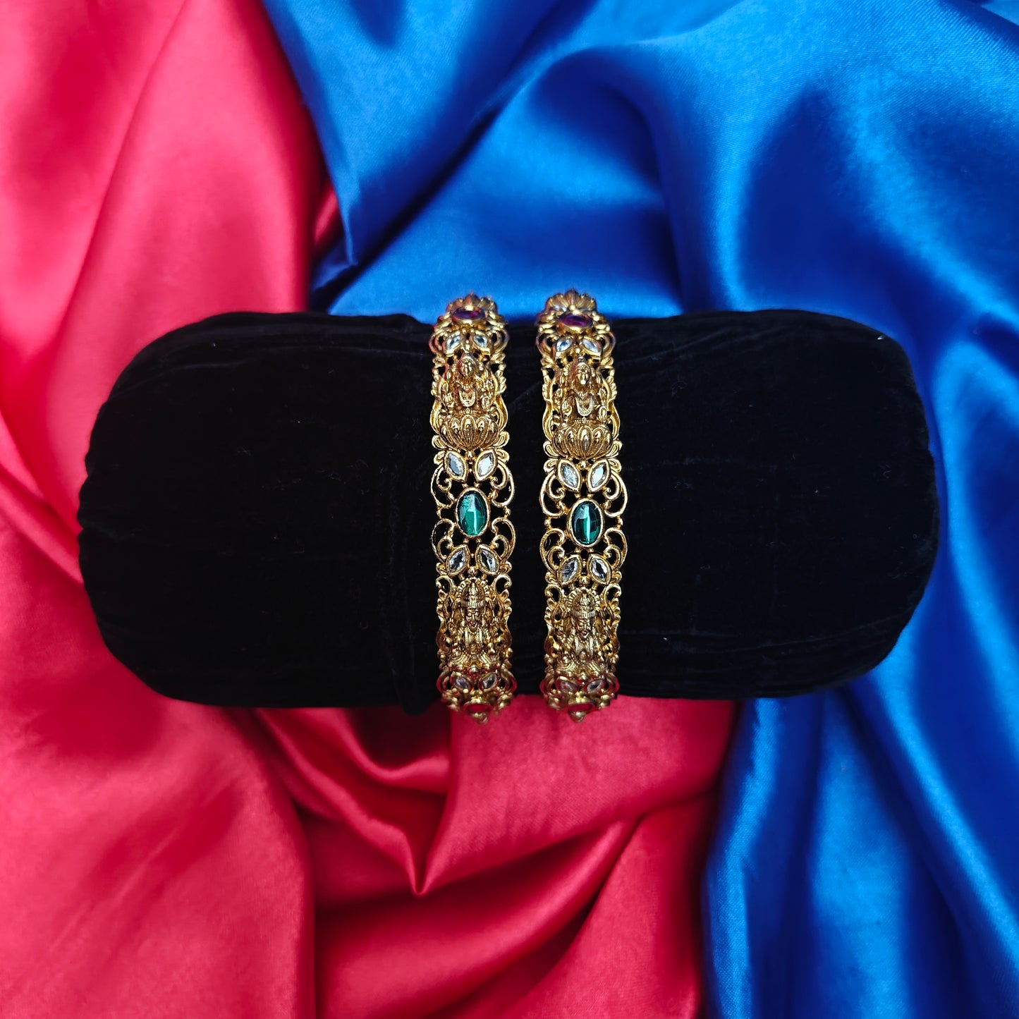 Beautiful Nakshi Bangle With Laxmi Idol - Ambica Wedding Mall