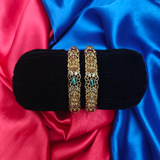 Beautiful Nakshi Bangle With Laxmi Idol - Ambica Wedding Mall