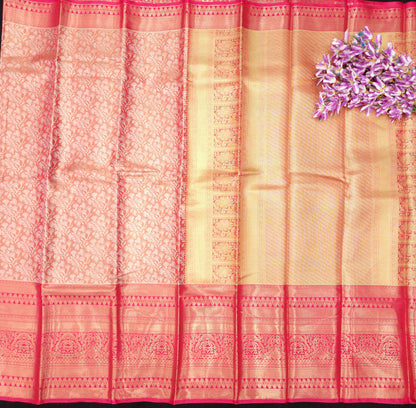 1 Gram Gold zari semi kanchi pattu saree✨️