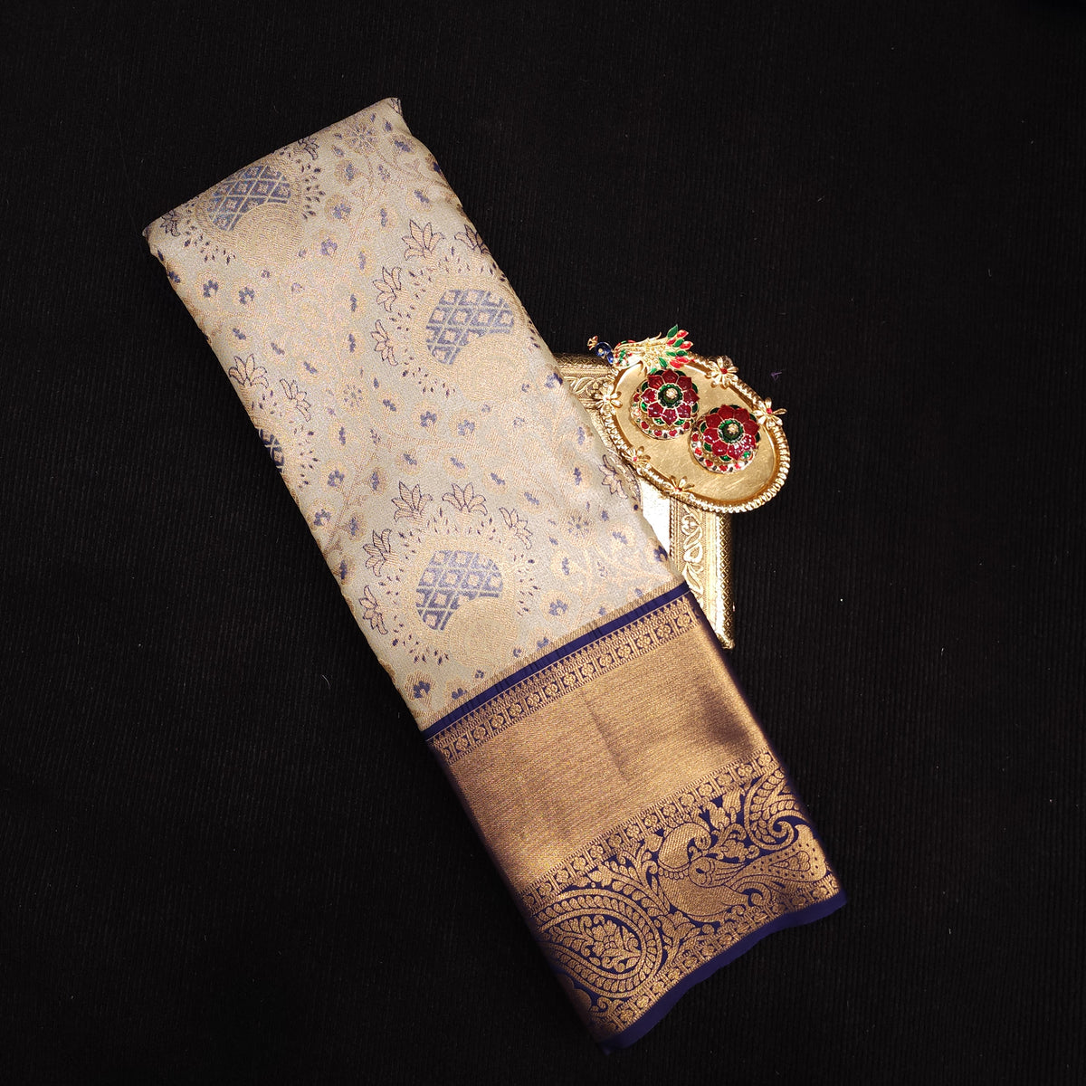 Semi Kanchi Pattu Saree ✨
